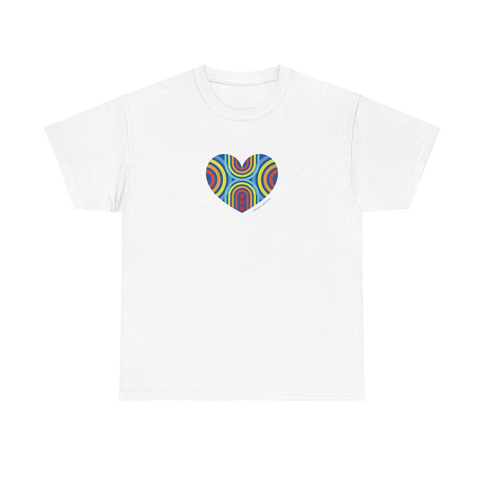 Thumbnail: Unisex Heavy Cotton Tee - #HeartsInMotion