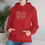 Thumbnail: Colourful Heart Pattern Hoodie, Cozy Sweatshirt, #HeartsInMotion