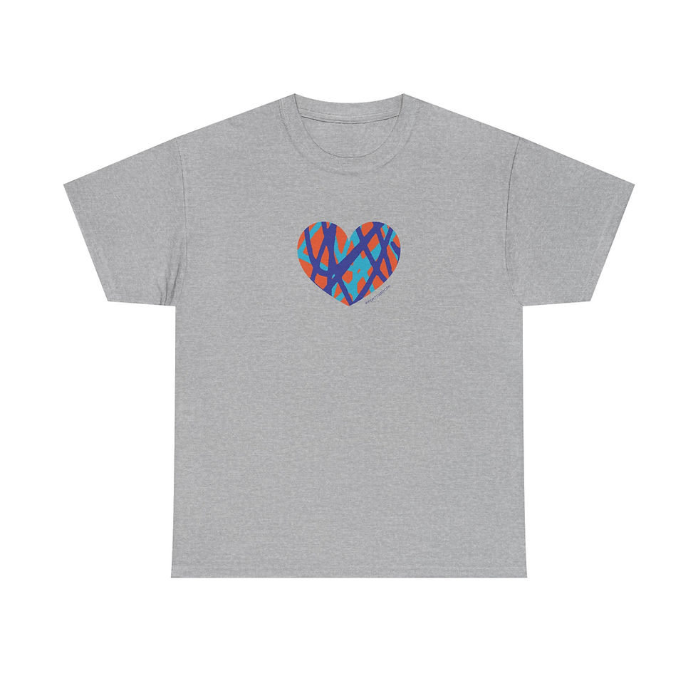 Thumbnail: Bold Heart - Unisex Heavy Cotton Tee - #HeartsInMotion