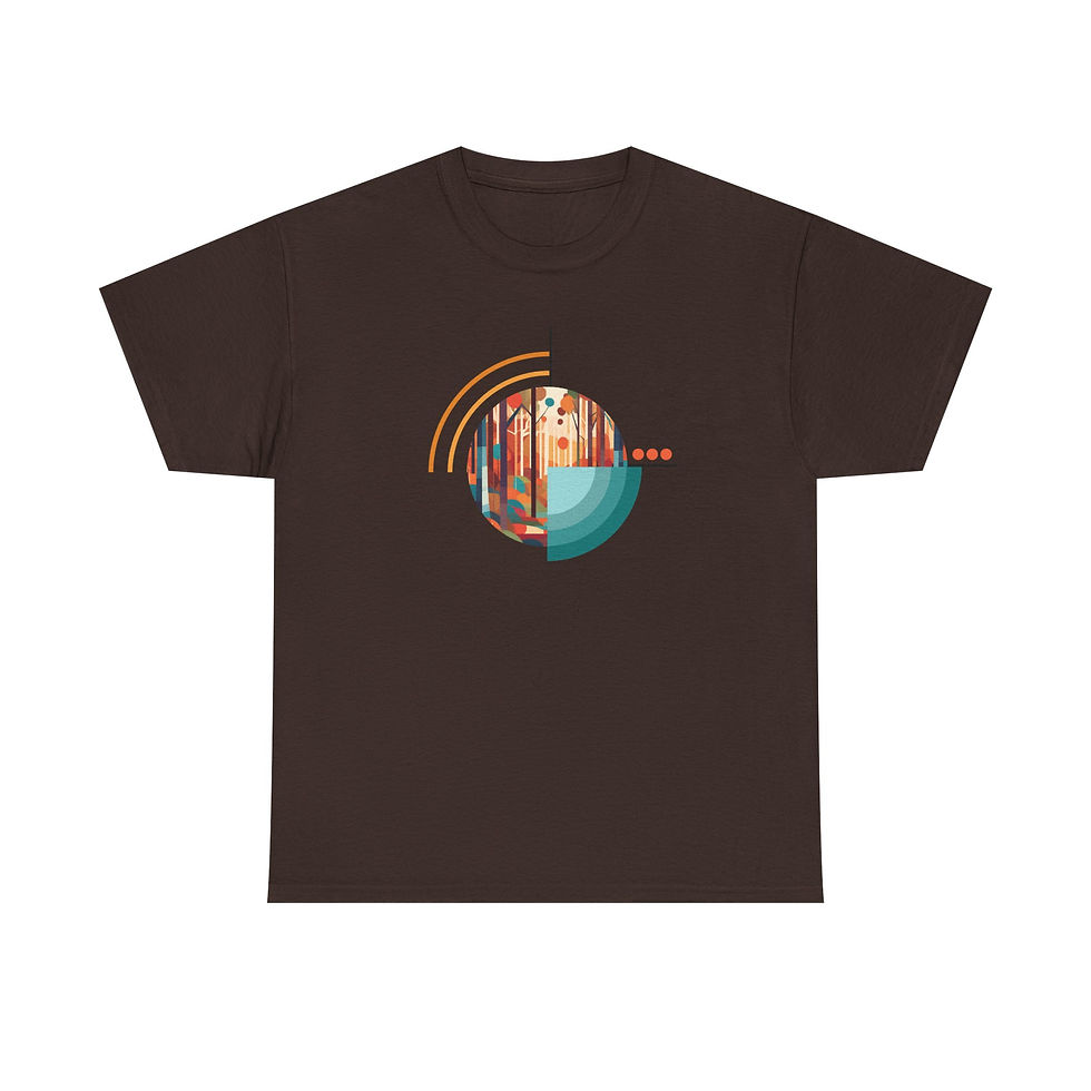 Thumbnail: Modern Graphic Tee, Unisex Cotton T-Shirt, Casual Wear, Stylish Gift, 