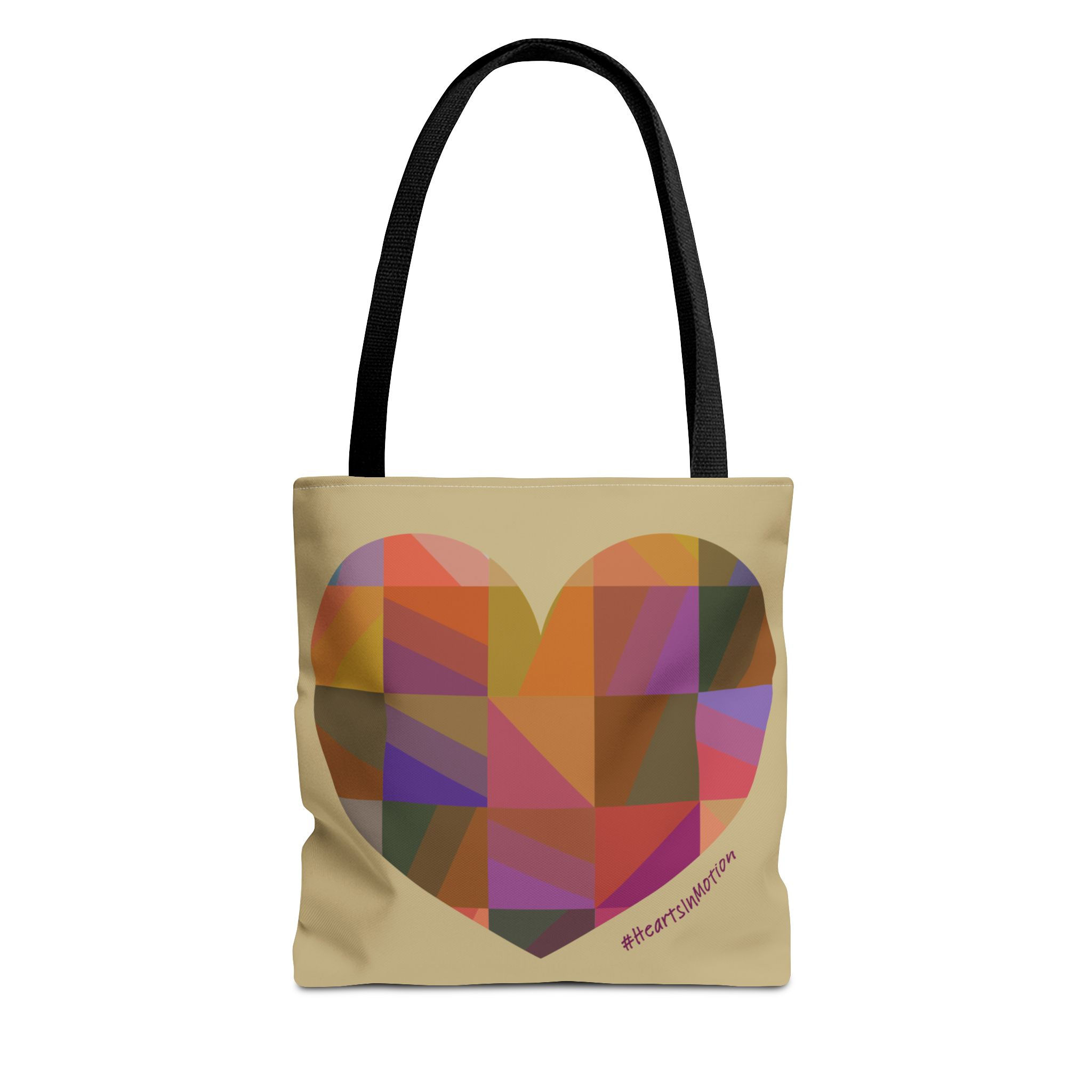 Colourful Heart Tote Bag - Love & Positivity - #HeartsInMotion