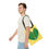 Thumbnail: Eco-Friendly Green Chevron Heart Tote Bag - #HeartsInMotion