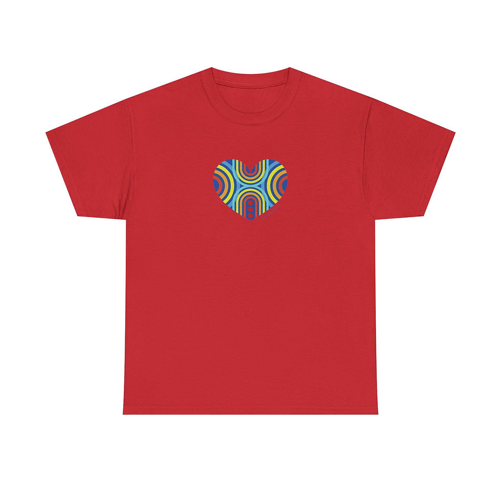 Thumbnail: Unisex Heavy Cotton Tee - #HeartsInMotion
