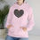 Thumbnail: Colourful Heart Dot Design Unisex Hoodie - #HeartsInMotion