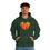 Thumbnail: Patterned Heart Unisex Hoodie – Cozy & Colourful #HeartsInMotion