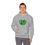 Thumbnail: Eco-Friendly Green Heart Design Hooded Sweatshirt - #HeartsInMotion