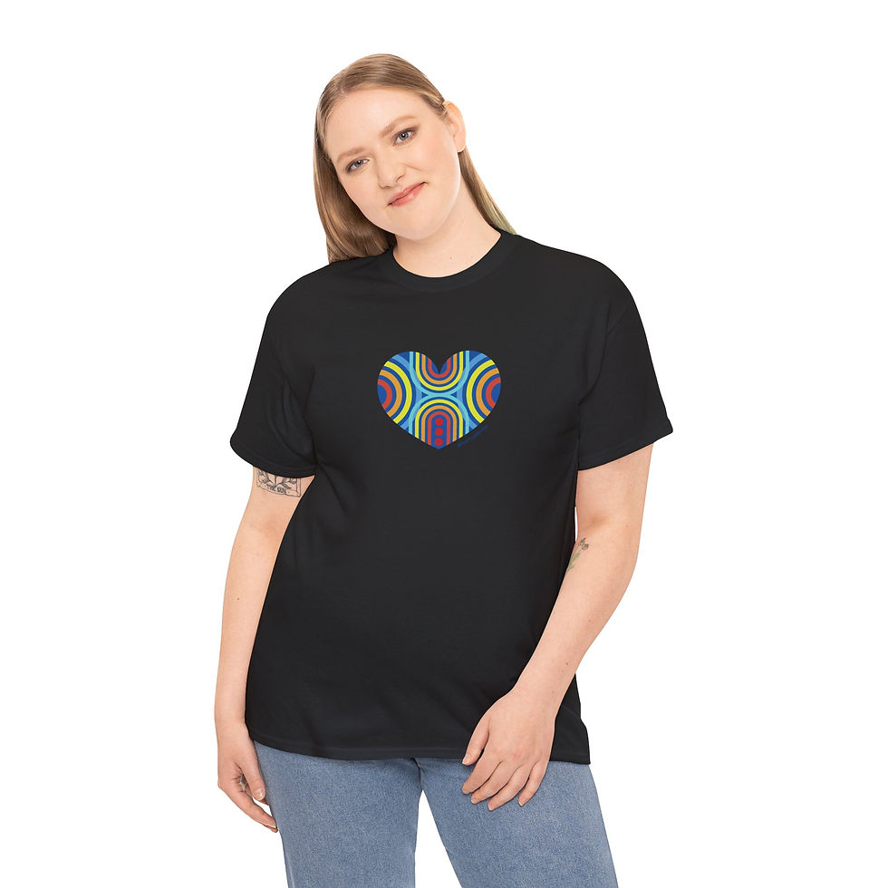 Thumbnail: Unisex Heavy Cotton Tee - #HeartsInMotion
