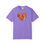 Thumbnail: Colourful Heart Pattern Unisex Garment-Dyed T-Shirt - #HeartsInMotion