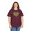 Thumbnail: Green Heart Unisex Heavy Cotton Tee - #HeartsInMotion