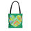 Thumbnail: Colourful Heart Pattern Tote Bag - Perfect for Everyday & Gifts- #HeartsInMotion
