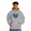 Thumbnail: Colourful Heart Design Unisex Hoodie, Cozy Sweatshirt, #HeartsInMotion