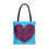 Thumbnail: Colorful Heart Pattern Tote Bag - #HeartsInMotion