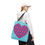 Thumbnail: Colourful Heart Pattern Tote Bag - Perfect for Everyday Use - #HeartsInMotion