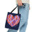 Thumbnail: Colorful Heart Pattern Tote Bag - Perfect for Everyday Use and Gifting