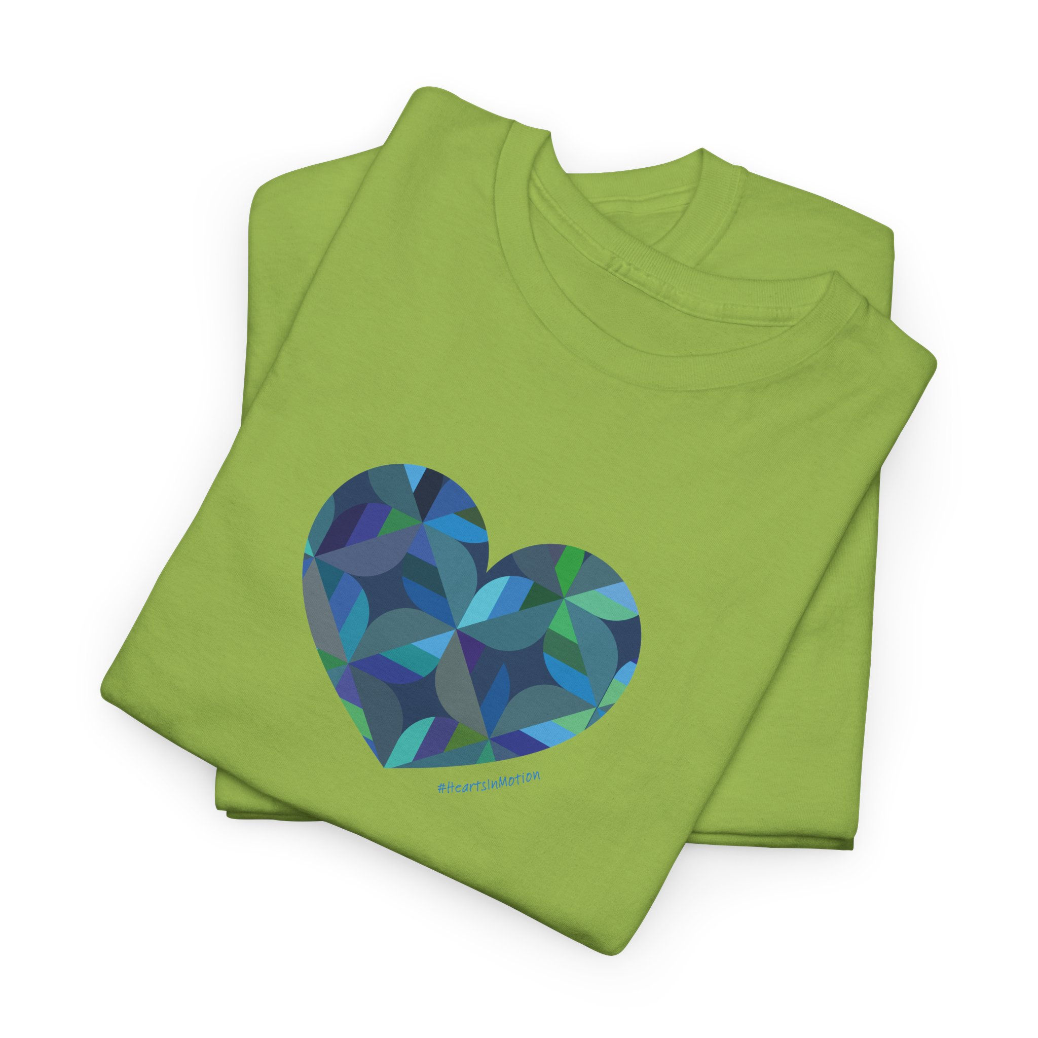 Colourful Heart Unisex Cotton Tee, Casual Wear, #HeartsInMotion