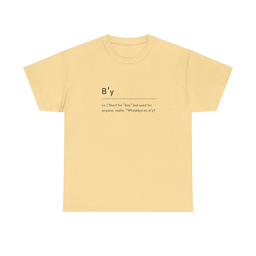 Thumbnail: Unisex Heavy Cotton Tee - B'y Tee, Casual Wear, Gift for Him/Her, Street Style