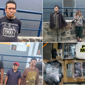 Caen siete saqueadores en Morelia: vaciaban casa en litigio con camioneta cargada de electrodomésticos