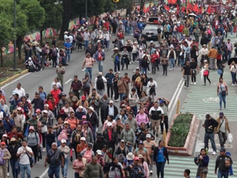 CNTE analiza posible protesta en el AICM; refuerzan seguridad en terminales de la capital