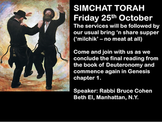 SIMCHAT TORAH - REJOICING IN THE TORAH