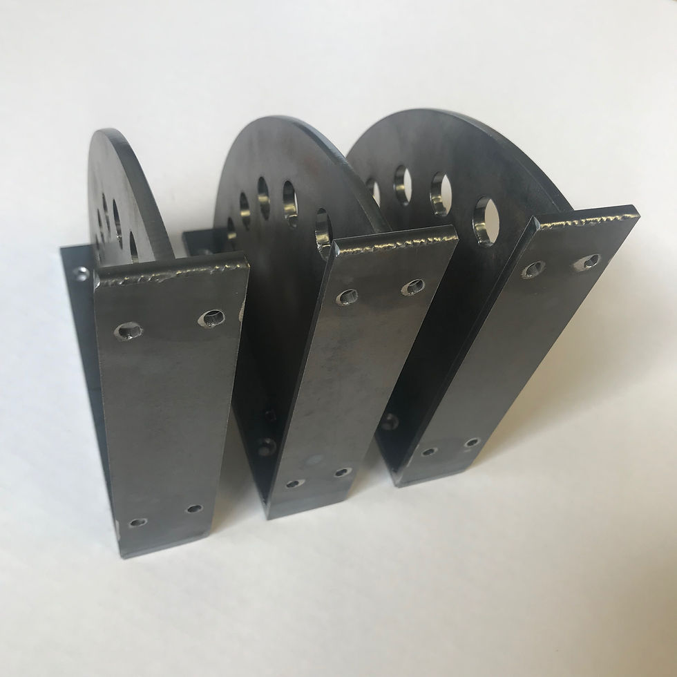 Thumbnail: 6" Steel Circles Shelf Brackets