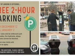 Lansing Offering Free On-Street Metered Parking For The Holidays