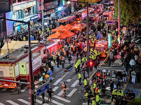 At least 146 dead in Halloween party stampede in South Korea