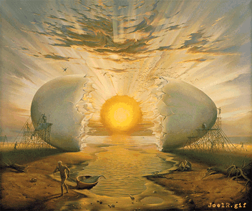 Vladimir Kush Surrealism GIF by joelremygif.gif