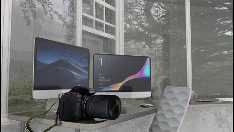 interior visualisation from T V