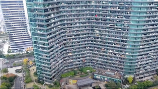 Inside the 'dystopian' apartment complex where 20,000 residents never have to venture outside
