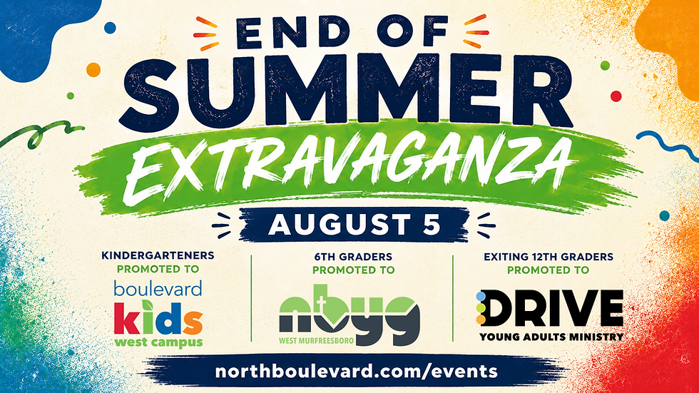 End of Summer Extravaganza