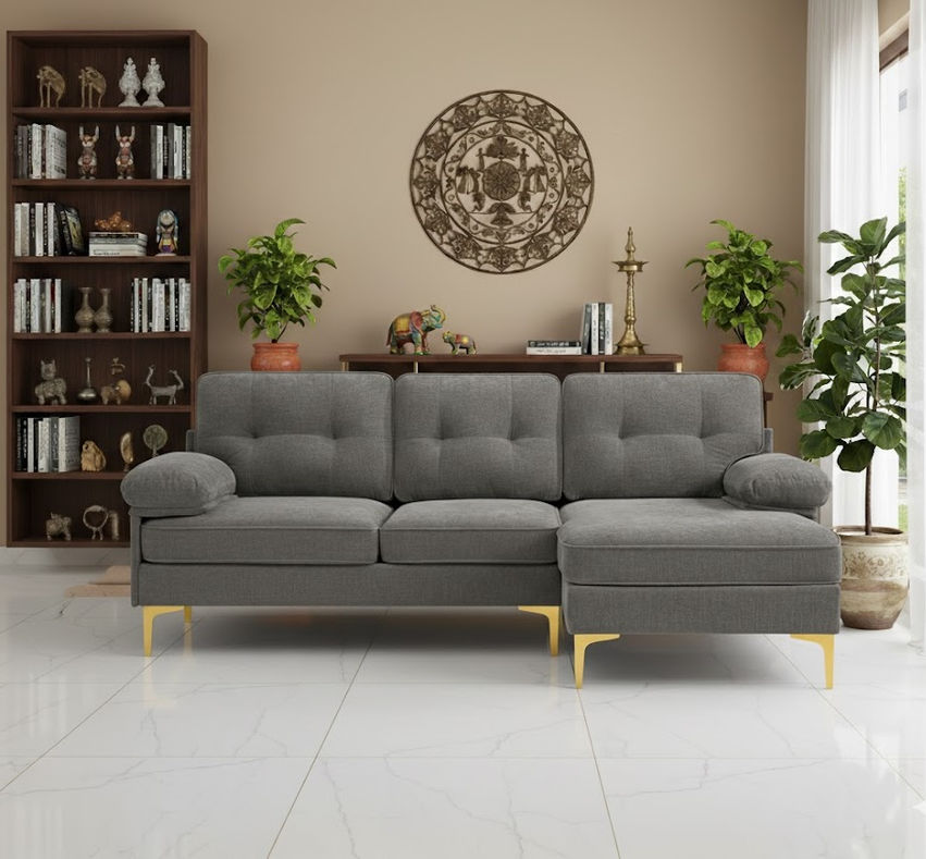 Buy Knox L Shaped Sofa Online with Flat 30% off Sitewide.