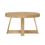 Thumbnail: ROUND CENTRE TABLE BLACK TEAK FRONT