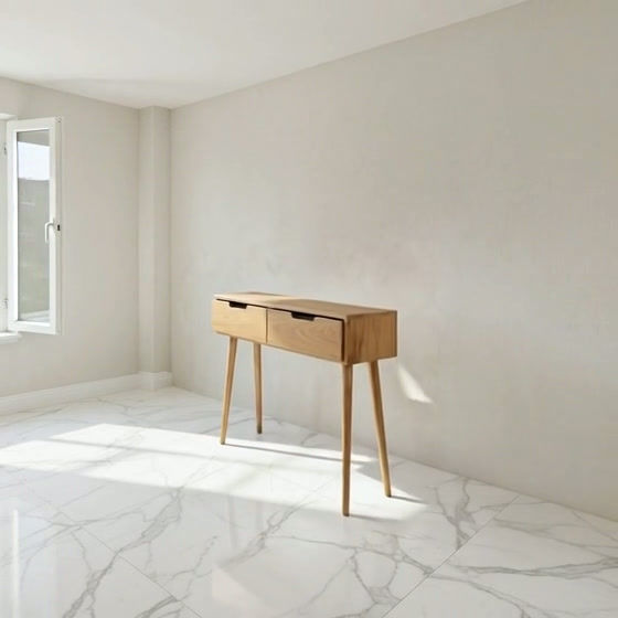 Thumbnail: Solid Wood Console Table With Drawer2