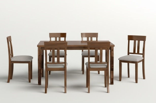 Thumbnail: Aesthetic 6 Seater Dining Table Set15