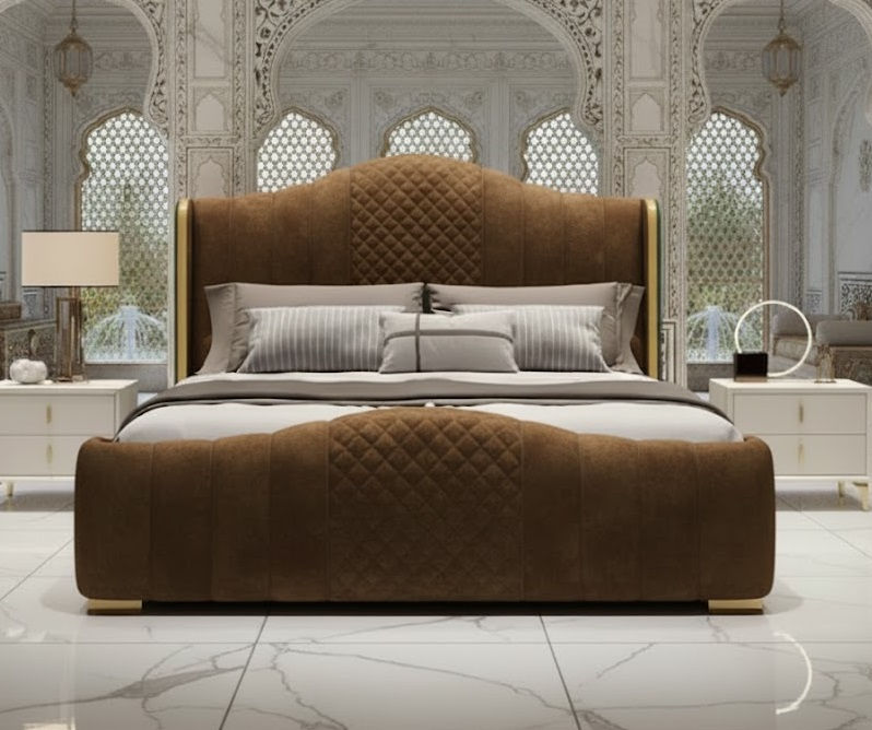 Thumbnail: Premium Double Bed With Storage Online Noida
