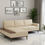 Thumbnail: Wooden L Shaped Sofa