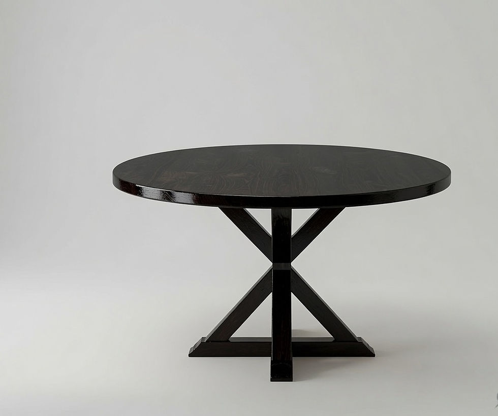 Thumbnail: Round 4 Seater Wooden Dining Table Set11