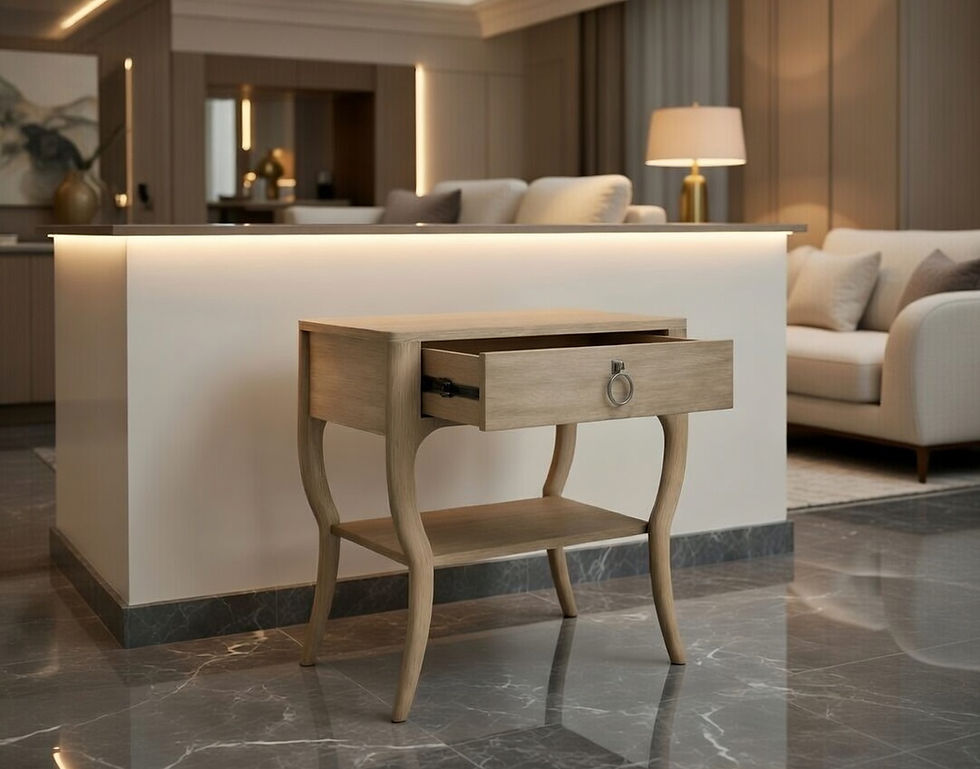 Royal Bedside Table with Storage