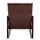 Thumbnail: Helix Wooden Rocking Chair Brown Back
