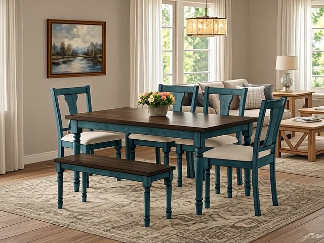 Thumbnail: Canadian 6 Seater Dining Table Set6