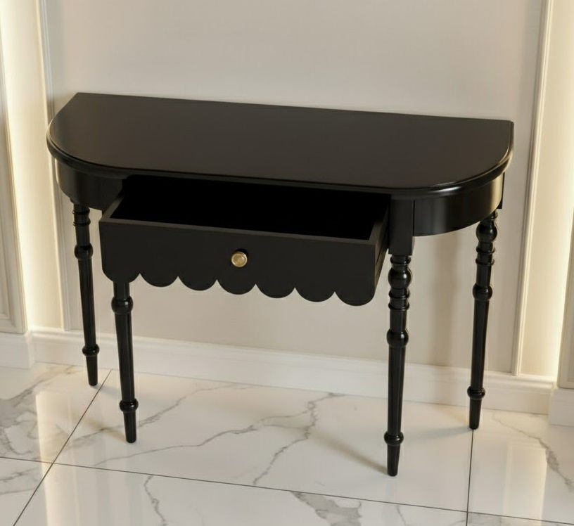 Thumbnail: Royal Wooden Console Table With Drawers8