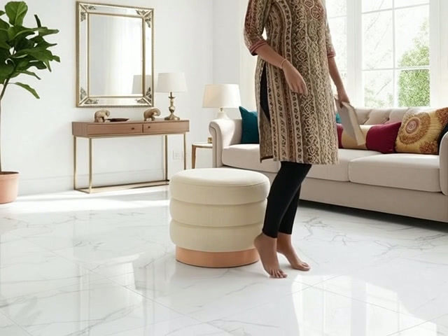 Thumbnail: Premium Rizzy Ottoman Stool Online Hyderabad