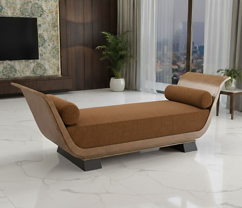 Thumbnail: Premium Solid Wood Chaise Lounge Online Delhi