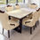 Thumbnail: Sapphire Onyx 6 Seat Marble Top Dining Table9