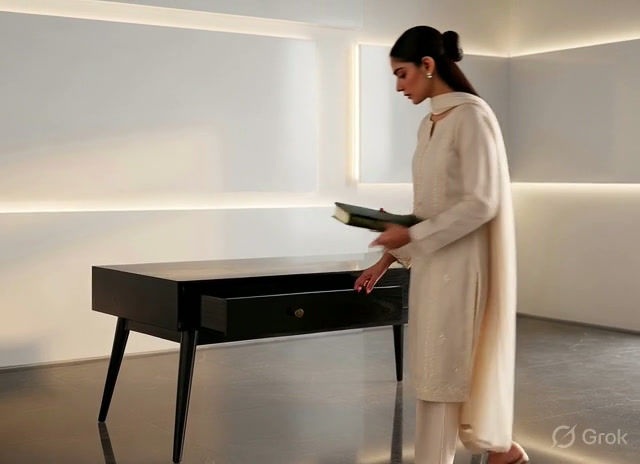 Thumbnail: Wooden Coffee Table With Drawer11