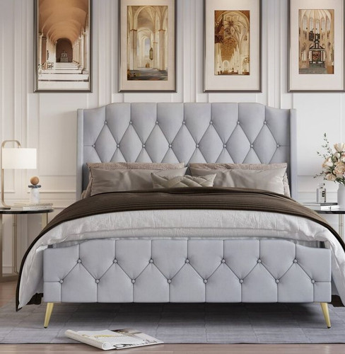 BUY LOGIC UPHOLSTERY DOUBLE BED || FREE DELIVERY || UPTO 30% OFF ON ALL ...