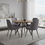 Thumbnail: Danish Round 4 Seater Dining Table Set4