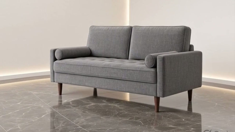 Thumbnail: Premium 3 Seater Couch Online Side View