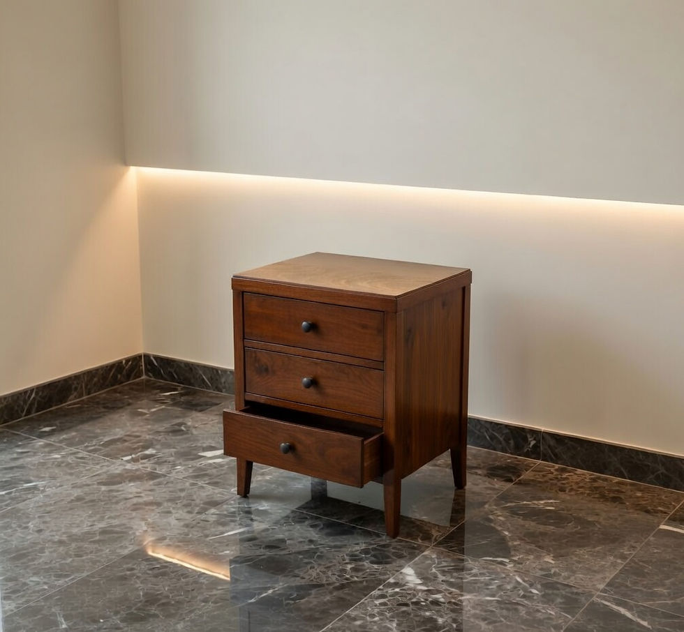 Thumbnail: Bedside Table With 3 Drawers Online4