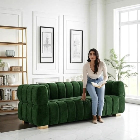 Thumbnail: Premium Lavish 3 Seater Sofa Online Pune